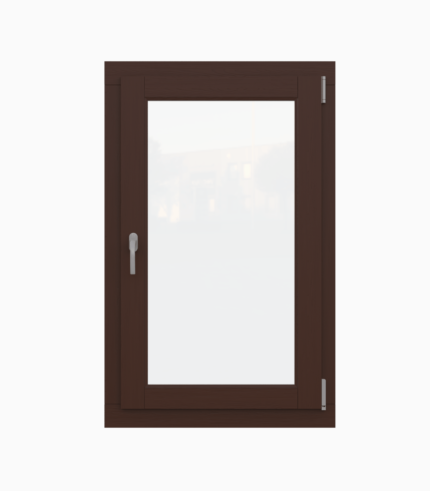 Standard Tilt and Turn Window / Double Glazing / 68 mm / Nutwood