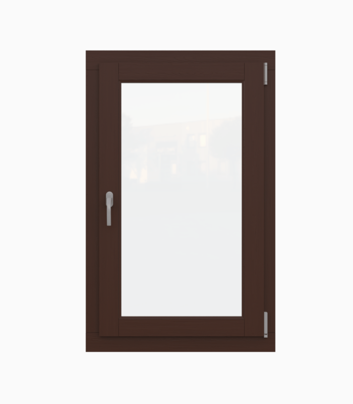 Standard Tilt and Turn Window / Double Glazing / 68 mm / Nutwood