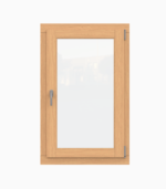 Standard Tilt and Turn Window / Double Glazing / 68 mm / Pine