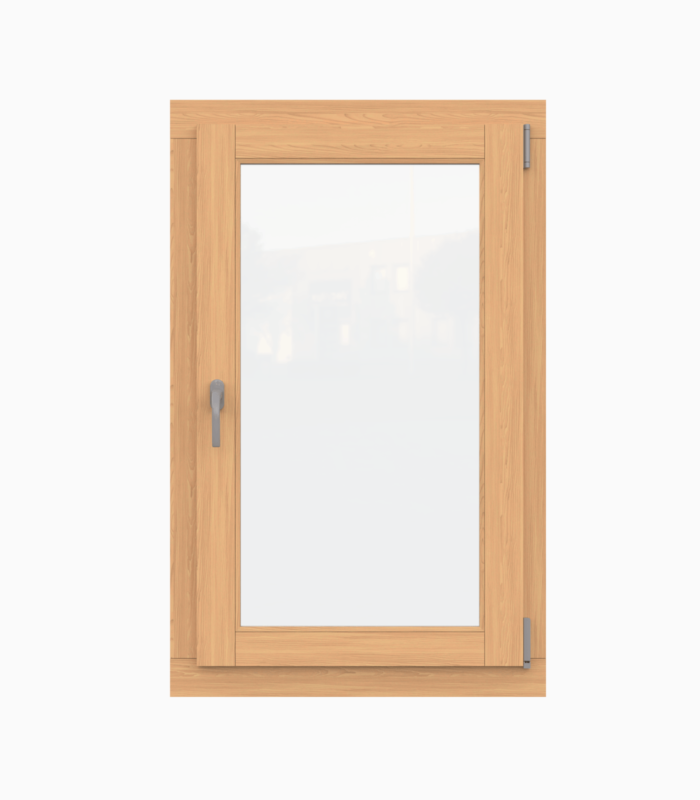 Standard Tilt and Turn Window / Double Glazing / 68 mm / Pine