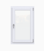 Standard Tilt and Turn Window / Double Glazing / 68 mm / White