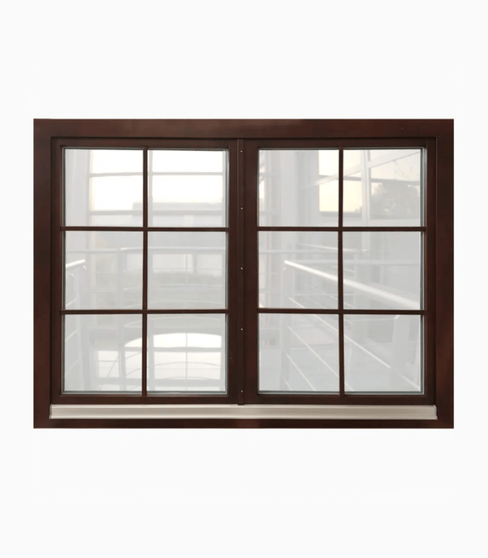 Tilt and Turn Window (two panels) / Double Glazing / 68 mm