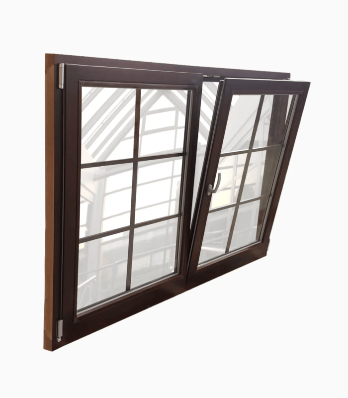 Tilt and Turn Window (two panels) / Double Glazing / 68 mm