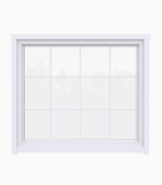 Fixed Windows and Panoramic Windows / Double Glazing / 68 mm / White