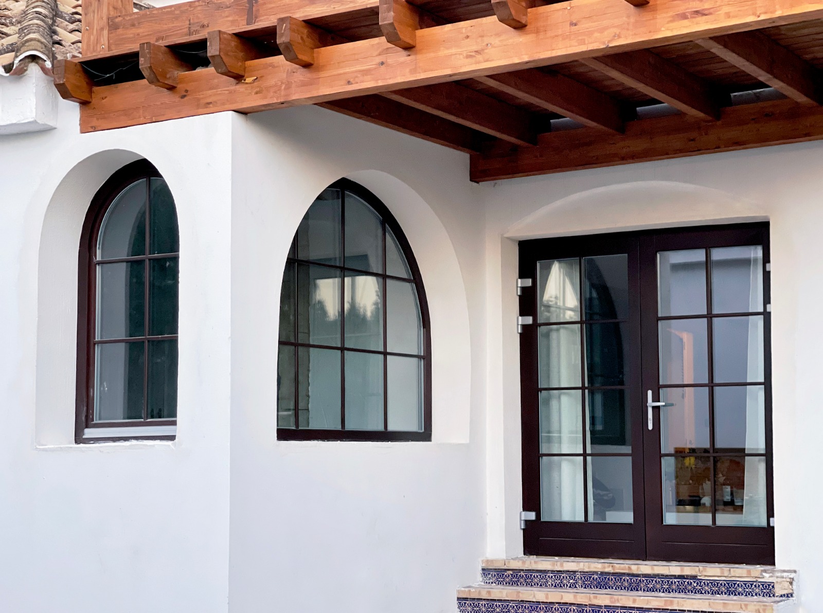 Bespoke wooden windows and French doors Marbella
